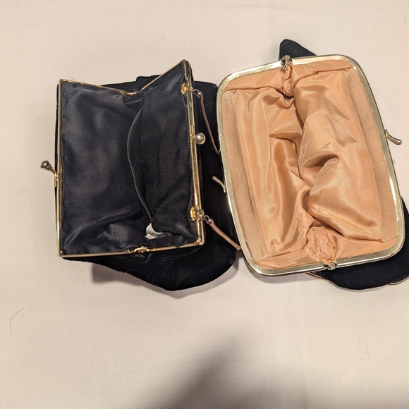 Vintage Black Evening Clutch Set - Picture 2 of 6